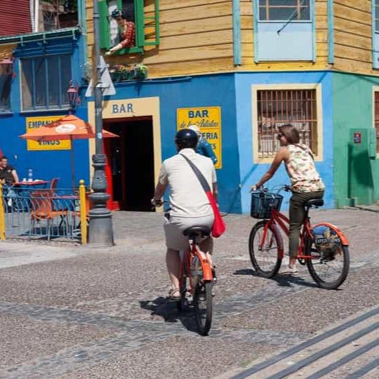 Bike Tour SOUTH ZONE Bicycle La Boca Puerto Madero Historic Centre - Morning