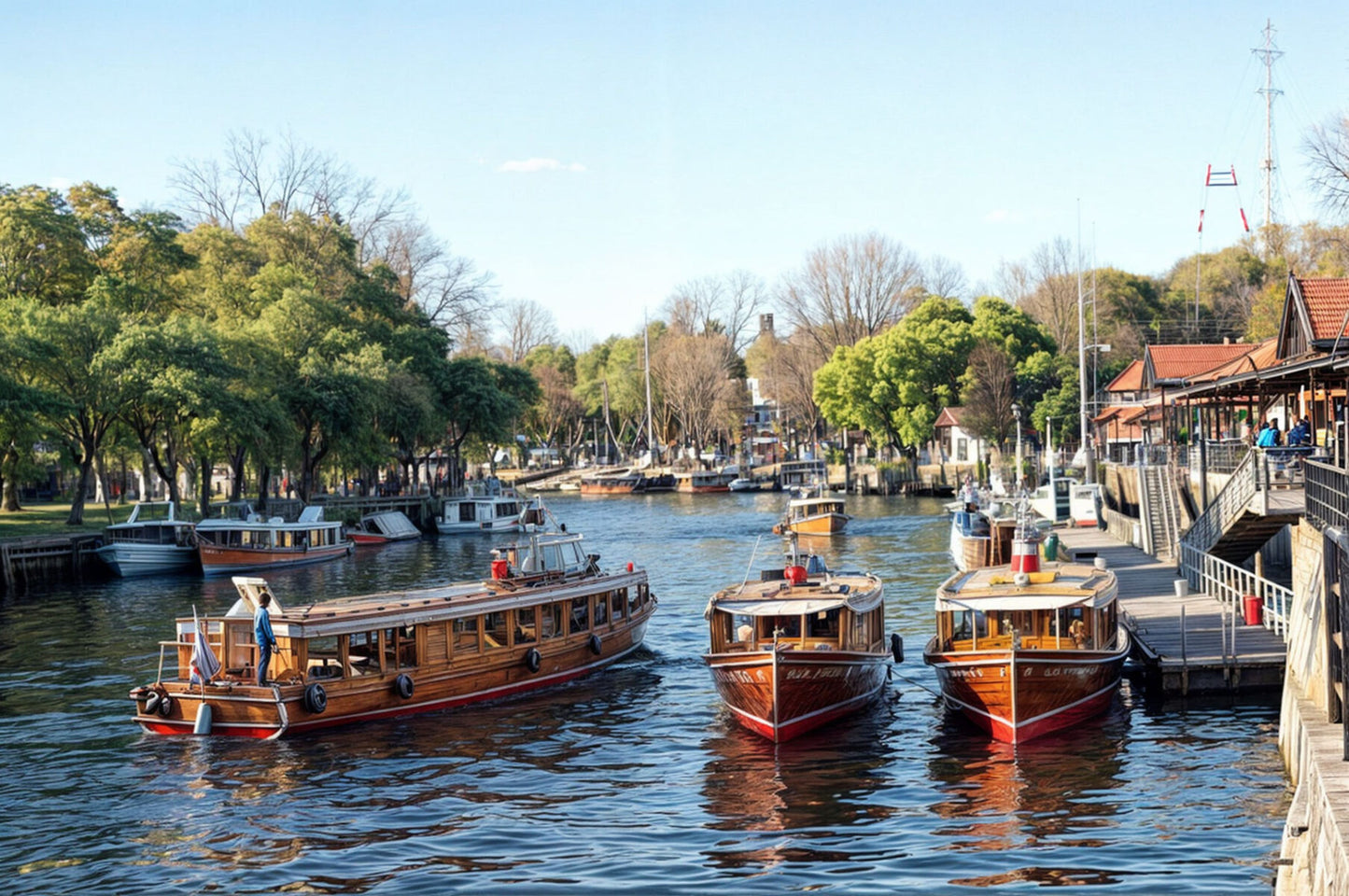 Tigre Delta Cruise on a WOODEN BOAT TOUR
