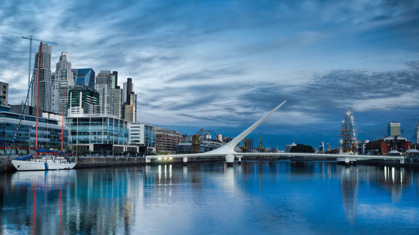 Navegação Postais de Buenos Aires Puerto Madero La Boca IDA E VOLTA