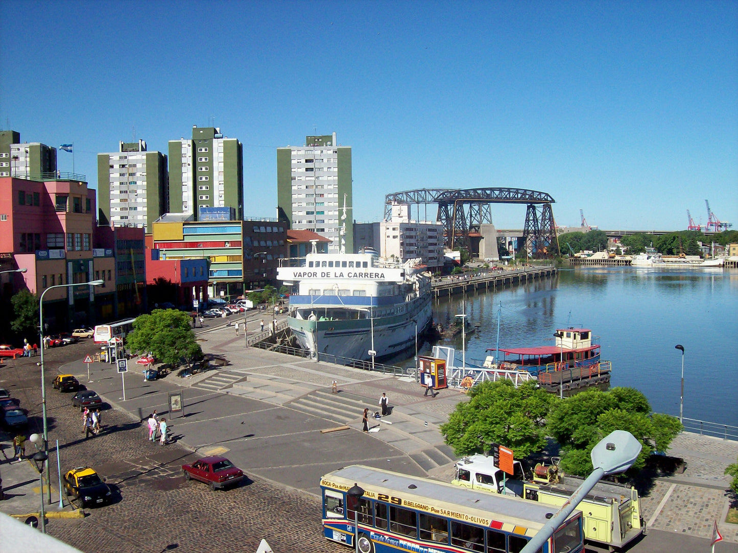 Navegação Postais de Buenos Aires Puerto Madero La Boca IDA E VOLTA